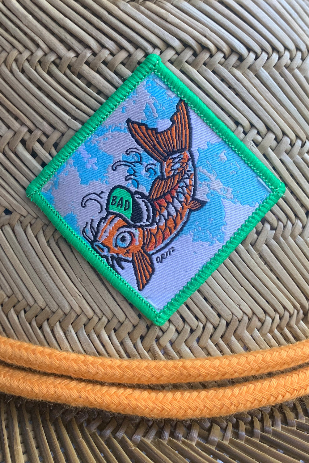 Badfish Straw Lifeguard Hat Doba